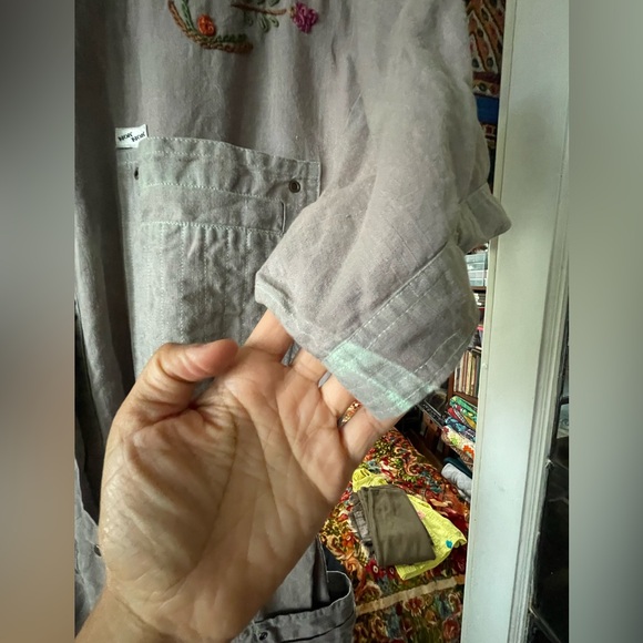 Vintage 80’s Nok Nok embroidered cotton jumpsuit utility suit - Picture 15 of 15